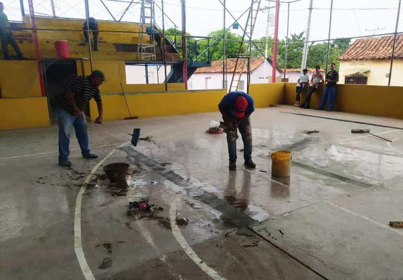 Inicia plan de rehabilitación de espacios deportivos en Altagracia de Orituco