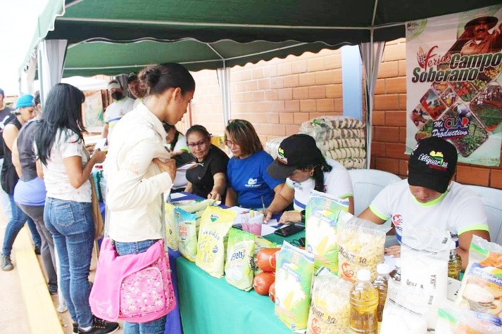 Feria del Campo Soberano benefició a familias de Guaribe