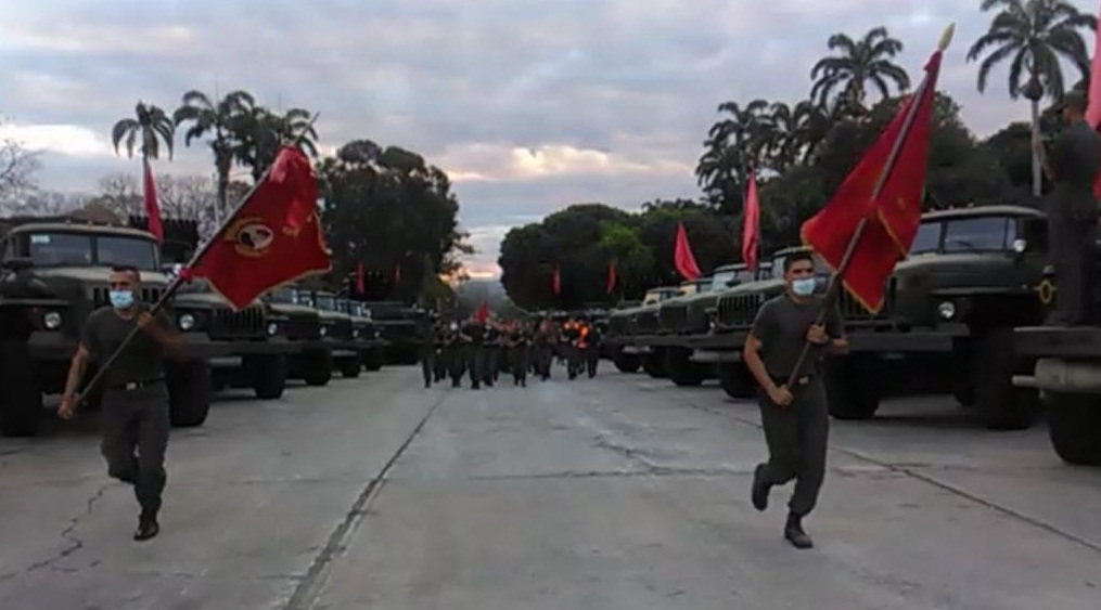 43 Brigada de Artillería rindió honores al Comandante Eterno Hugo Chávez 