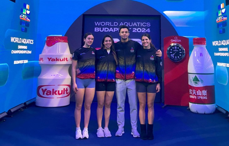 La natación venezolana estuvo presente en el Mundial de Budapest 