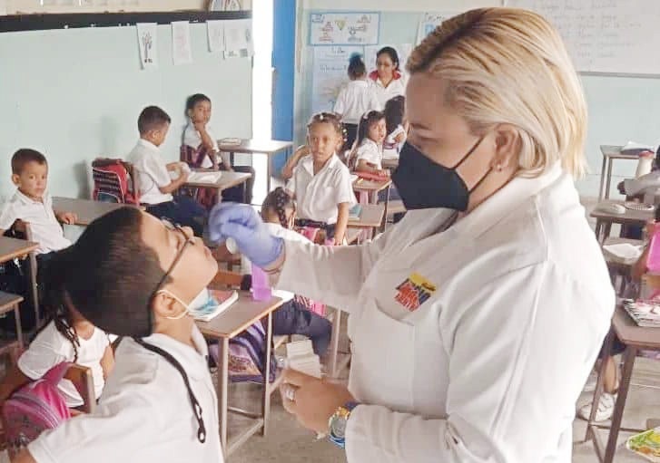 Plan Salud va a la Escuela desplegado en Gu�rico
