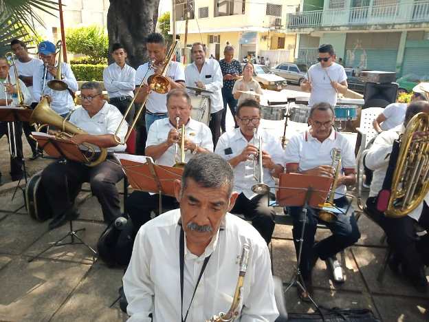 Banda Municipal se mantiene activa en escenario cultural calaboceño