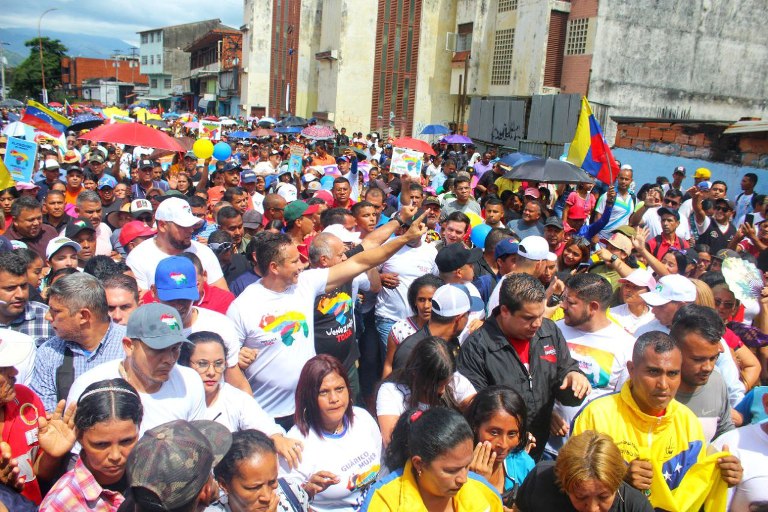 Multitudinaria concentración en Guárico demostró amor patrio y unidad nacional