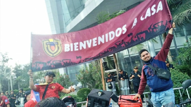 Vinotinto agradece a venezolanos el apoyo en Perú
