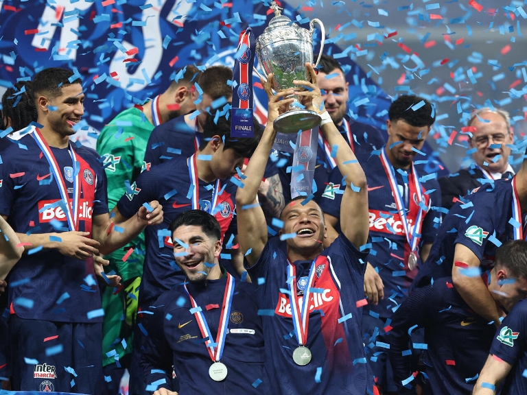 Kylian Mbappè y PSG ganan la Copa de Francia 