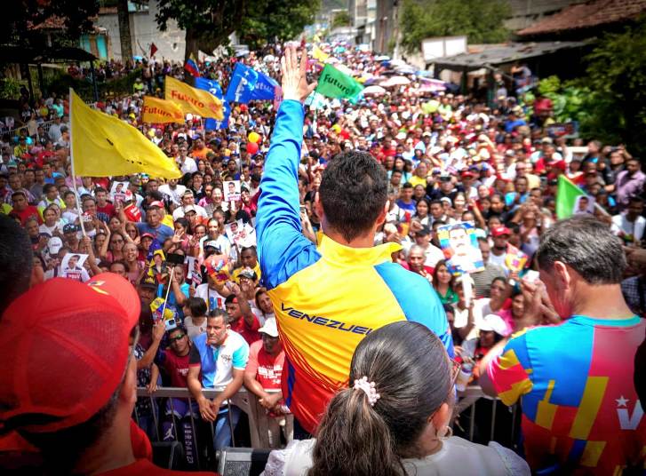 Maquinaria del Psuv en Guárico arrancó con todos los hierros campaña electoral para las presidenciales 