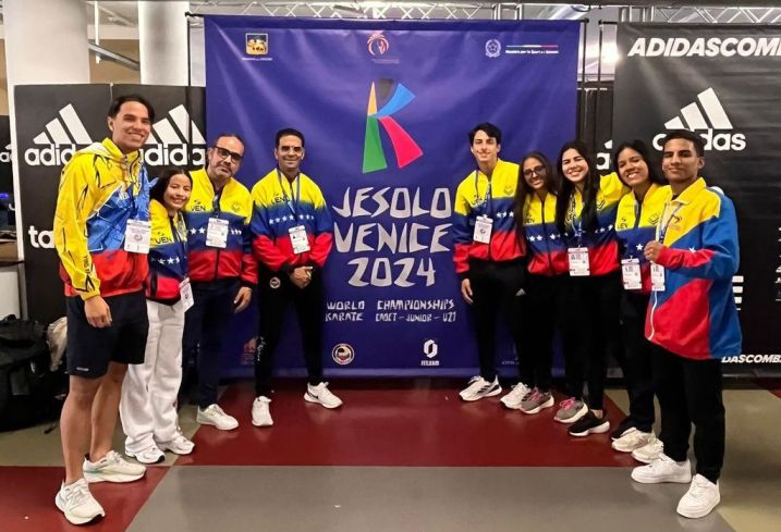 Venezuela en el top 10 del Mundial Juvenil de Karate 