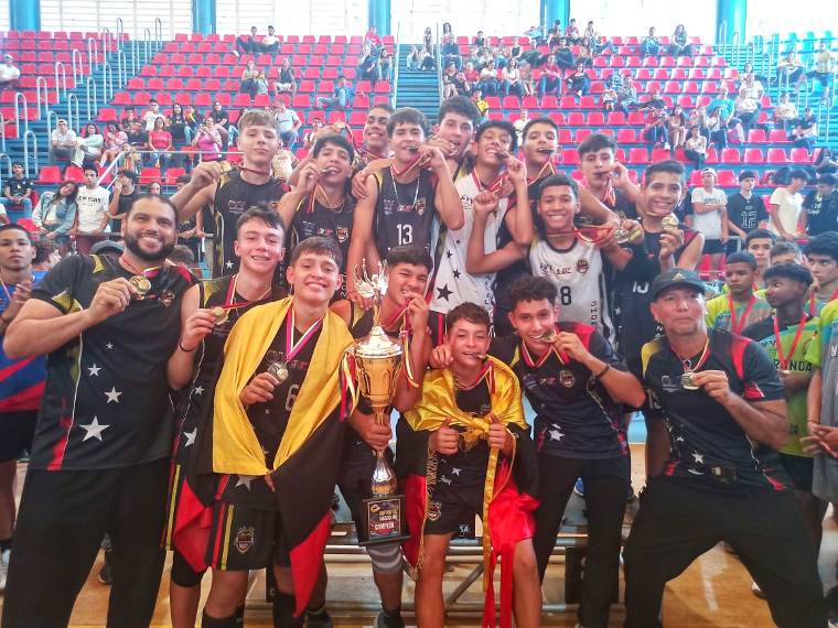 ¡Campeones! Táchira conquista el título nacional de voleibol infantil