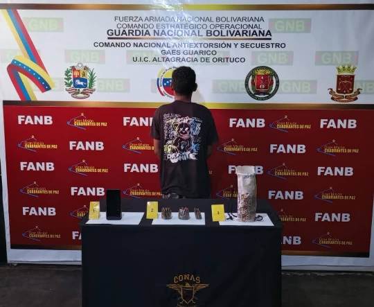 Fanb aprehendió a integrante de grupo criminal